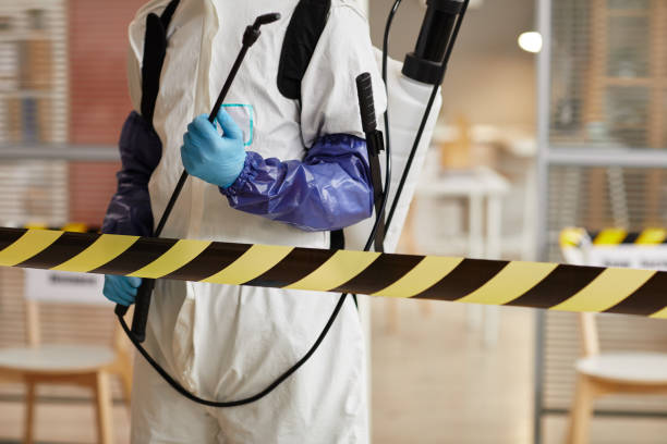 Professional Biohazard Cleanup technician working in Ravenna, OH